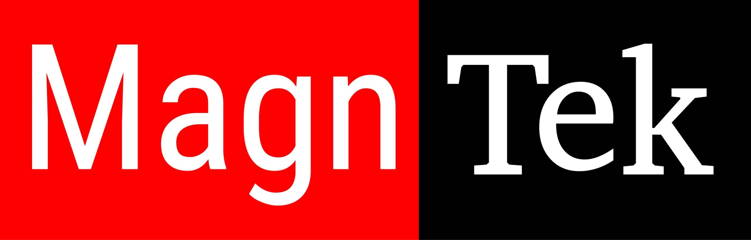 Magntek Logo in red and black